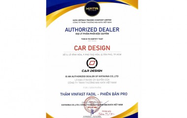 KATAVINA – Car Design hợp tác phân phối độc quyền thảm lót sàn VinFast Fadil phiên bản KATA PRO